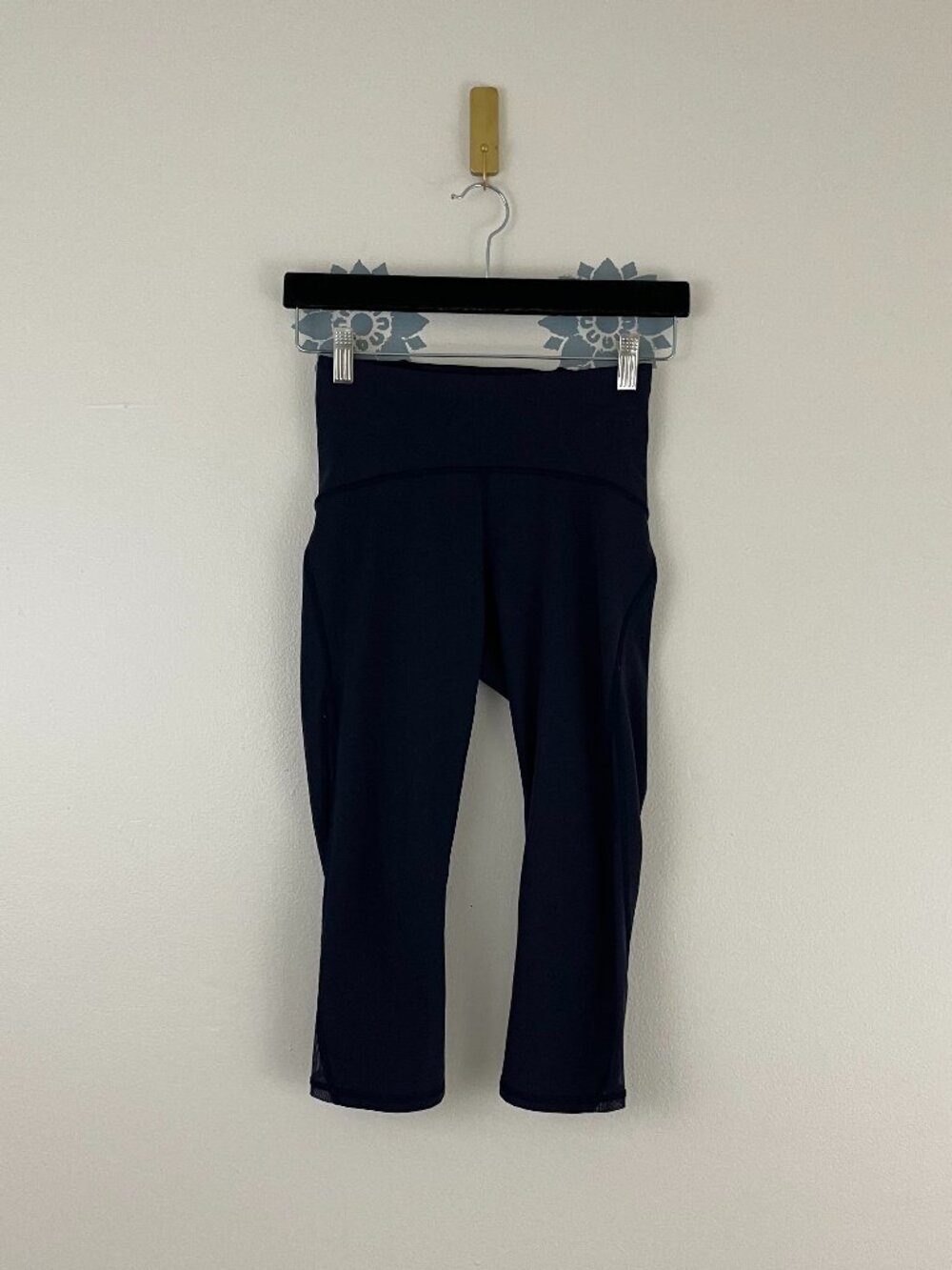 Lululemon Train Times Crop Leggings in Midnight Navy Size 4